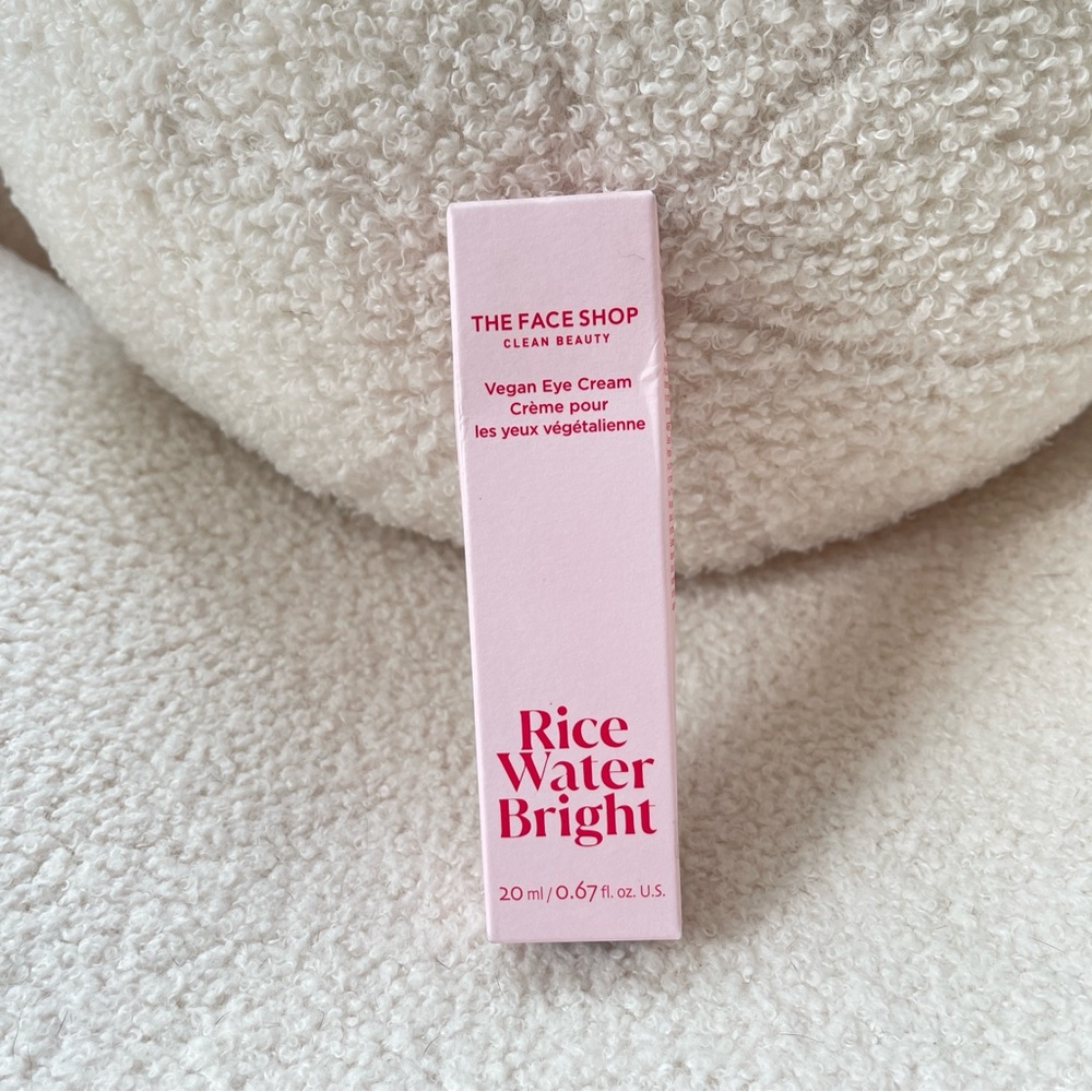 The Face Shop Bright Vegan Eye Cream Dark Circles Under Eye Brightener Hydrating